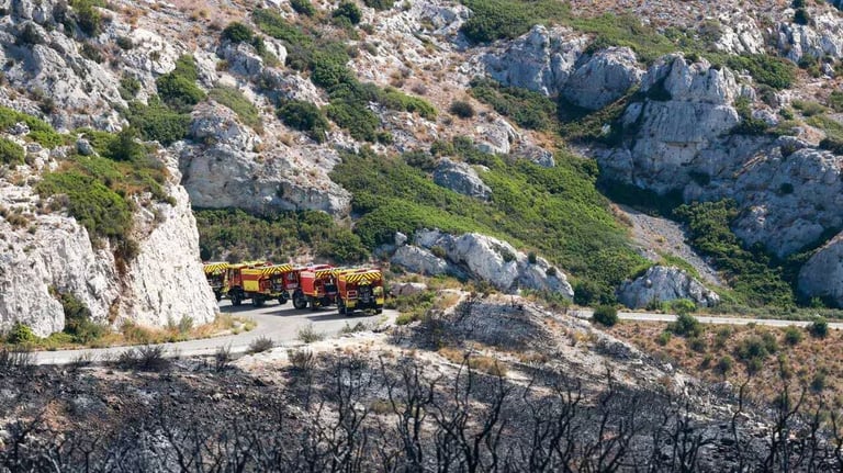 France Battles Escalating Wildfires Amid Soaring Temperatures and Climate Concerns