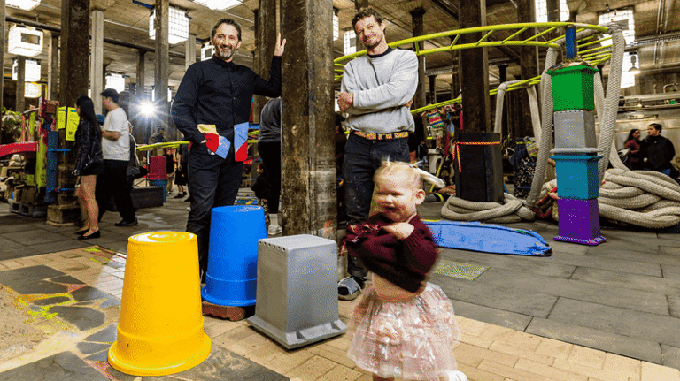 Mike Hewson's Art Park Draws Record Crowds with Interactive Oil Tank Installation