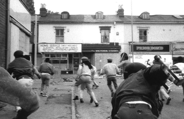 Photographer Pogus Caesar's Powerful Images of the 1985 Handsworth Riots Unveil Historic Tensions and Personal Truths