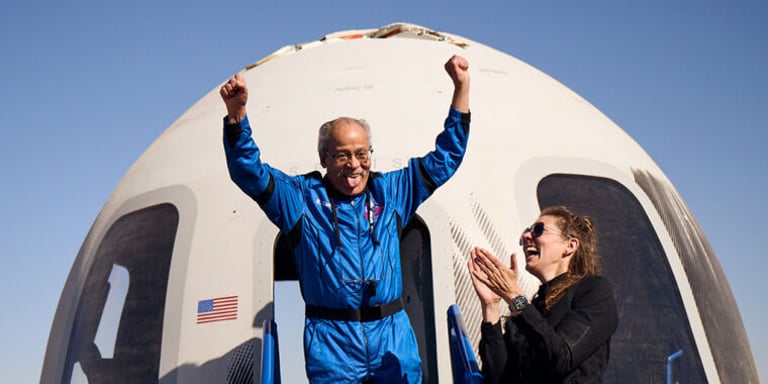 90-Year-Old Ed Dwight Becomes Oldest Person in Space, Fulfills Dream Denied in 1963