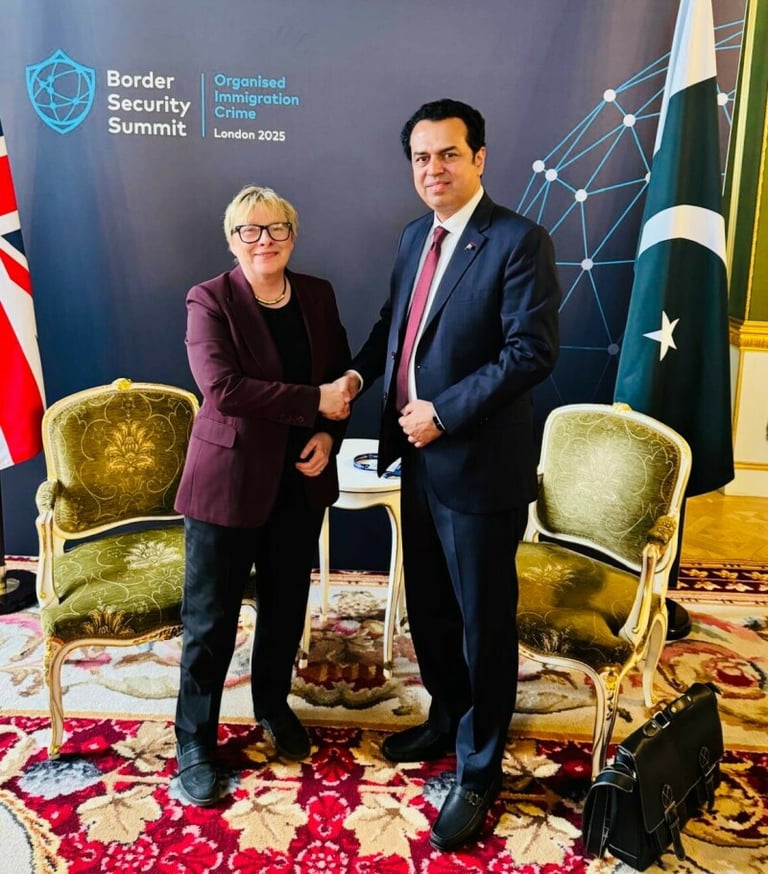 Pakistan Advocates Global Cooperation at London Border Security Summit 2025