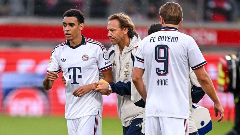 Bayern's Musiala Faces First Real Test Against Dortmund Amid Health Concerns and Tactical Shifts