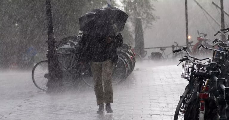 England Braces for More Floods as Storm Herminia Hits; Rainbow Offers Hope Amidst Chaos