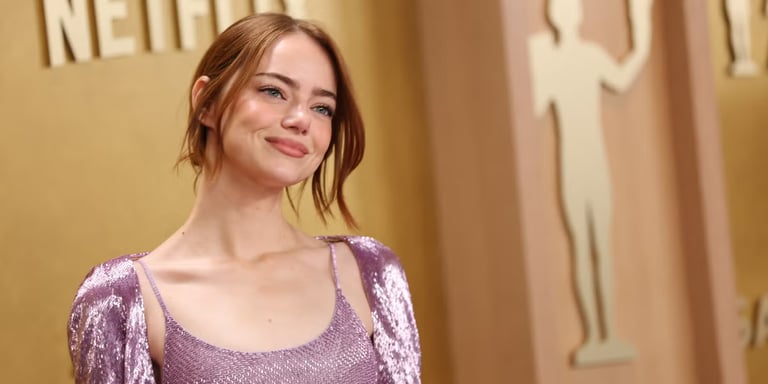 Emma Stone Dazzles in Louis Vuitton, Balancing Privacy with Red-Carpet Glamour