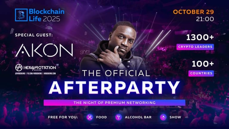 Dubai Hosts Global Blockchain Life Forum 2025: 15,000 Attendees, Akon Performance, and Industry Insights