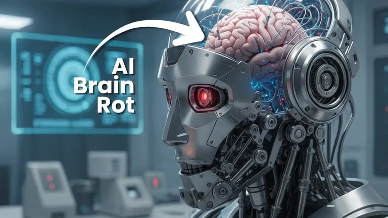 Study Warns 'LLM Brain Rot': Viral Content Fuels AI Cognitive Decline