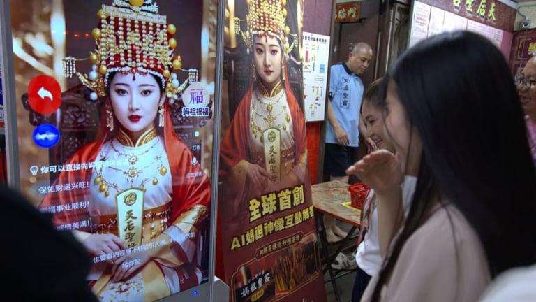 World's First AI Mazu Statue Unveiled in Malaysia, Offering Digital Spiritual Guidance