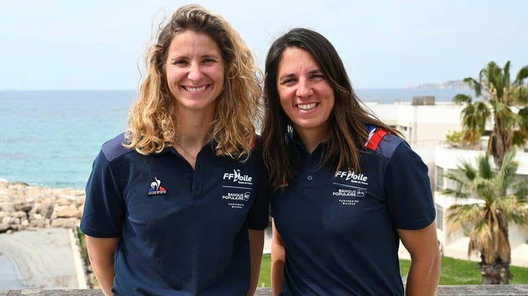French 'Mama Team' Win Bronze in 49er FX Sailing at Paris 2024, Celebrate with Marriage Proposals