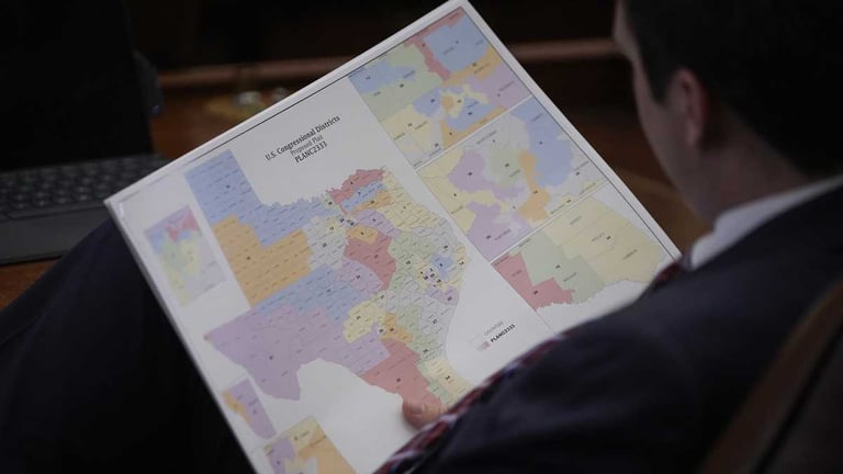 Judge Blocks Texas GOP-Driven 2025 Congressional Map Amid Racial Gerrymandering Concerns