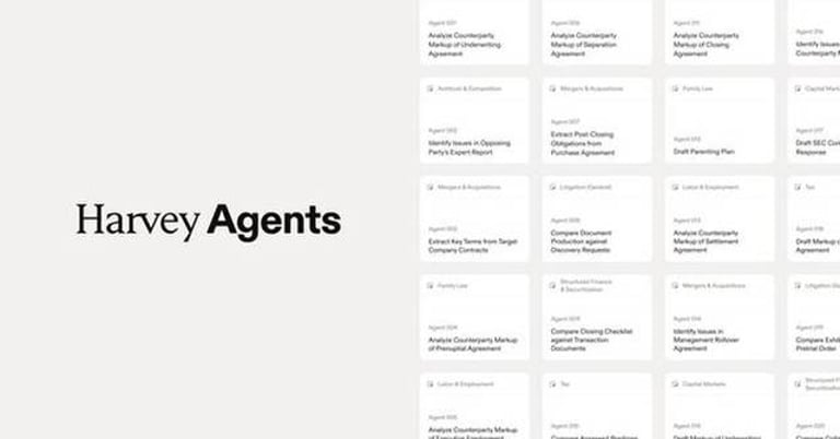 Harvey Revolutionizes Legal Services with Customizable AI Agent Builder and 500 Pre-Built Use-Case Agents