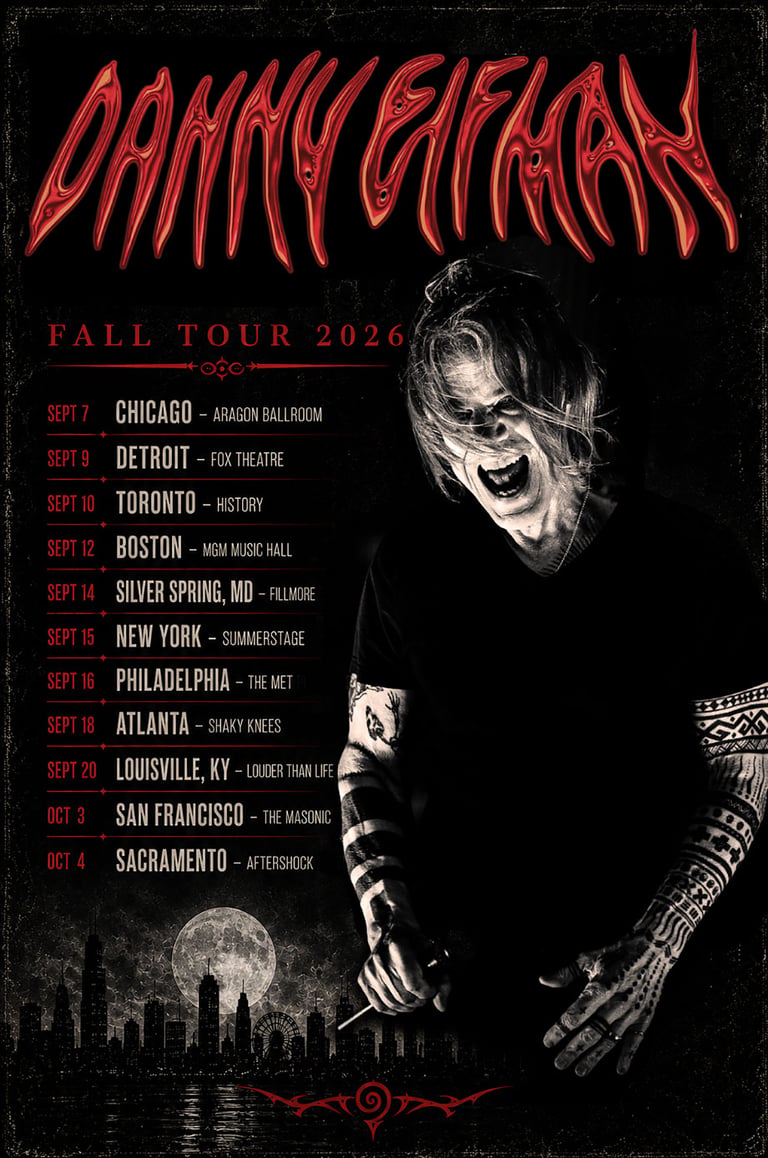 Danny Elfman Announces 2026 Fall Tour with New Album, Star-Studded Lineup, and Diverse Setlist