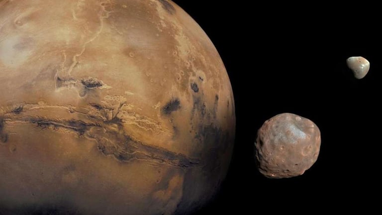 NASA Unveils New Theory on Mars Moons' Origins: Shredded Asteroid Hypothesis Gains Traction