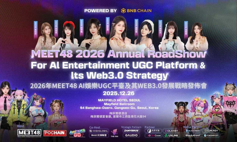 MEET48 Unveils Web3 Idol Fan Economy with AI-Driven Creative Ecosystem