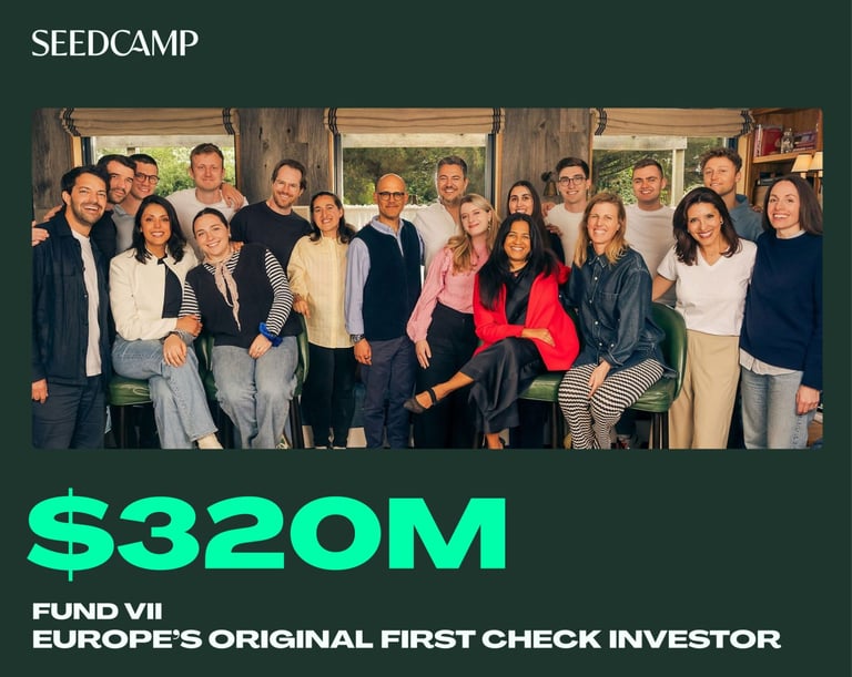 Seedcamp Raises $320M to Drive AI-Physical World Innovations, Expands US Presence