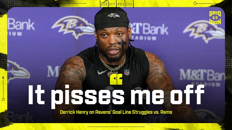 Ravens' Goal-Line Struggles Lead to Costly Loss Against Rams, Henry Frustrated with Missed Chances