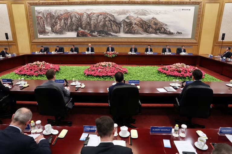Xi Jinping Seeks Global Business Support Amidst U.S. Trade Tensions and Economic Challenges