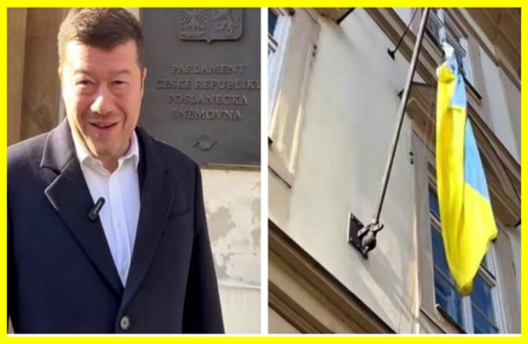 Czech Speaker Removes Ukraine Flag, Signals Shift Toward Moscow Amid Political Realignment