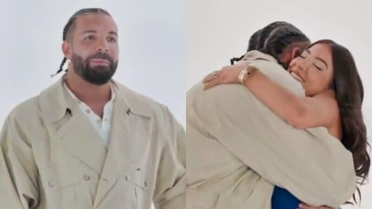 Lena The Plug Sparks Marriage Rumors in Viral Hug with Drake on Livestream