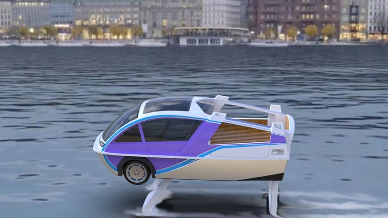 Trident LS-1: Revolutionary Electric Car-Boat Hybrid Hits the Market by 2025