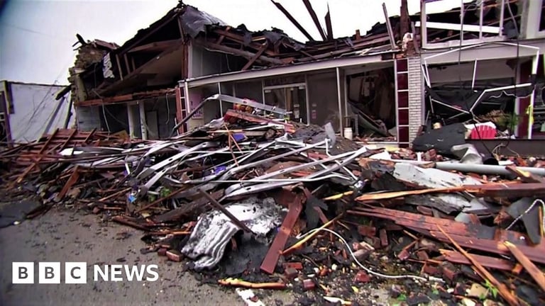 100 Tornadoes Ravage Plains: States Declare Emergency, Seek Federal Aid