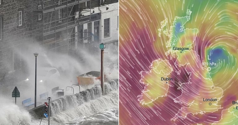 Storm Darragh Brings Severe Weather Warnings: UK Braces for 90mph Winds and Travel Chaos
