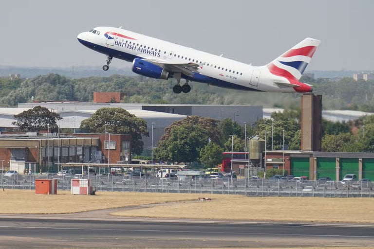 British Airways Suspends Gatwick-New York Flights Due to Engine Delays, Affecting Holiday Travel Plans