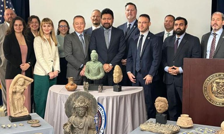 US Returns 450 Antiquities to Pakistan, Celebrating Cultural Heritage and Combating Smuggling