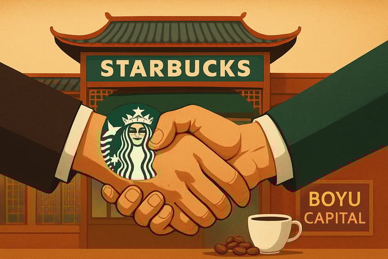 Starbucks and Boyu Capital Form Joint Venture to Expand in China Amid Intense Competition