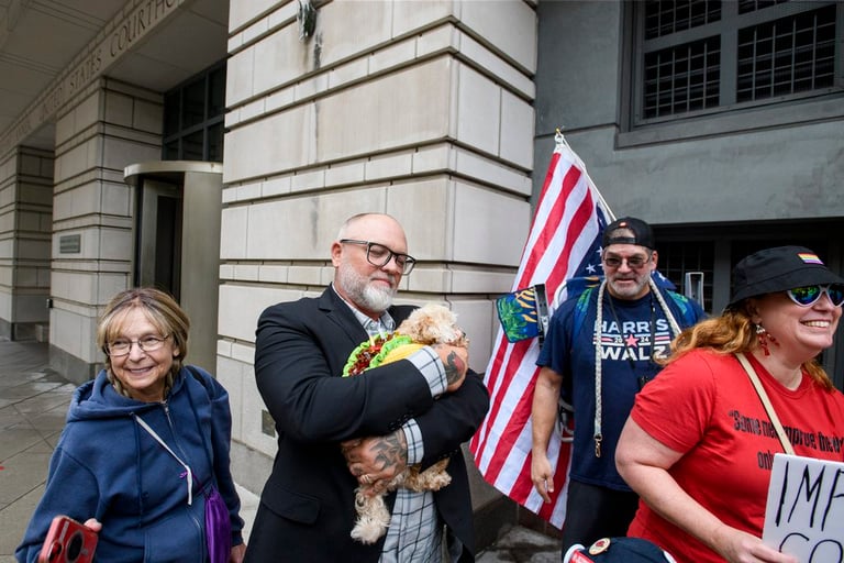 Veteran Faces Federal Charges for Flag Burning Protest Against Trump's Executive Order