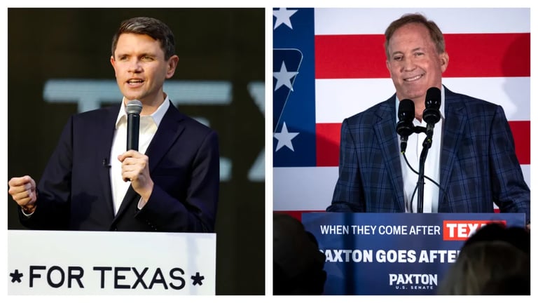 Talarico vs. Paxton: Texas Senate Race Heats Up with Expensive Campaign Tours, Tight Polls