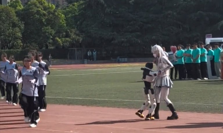 Shaanxi University Robot Hug Sparks AI Safety Debate After Dance Malfunction