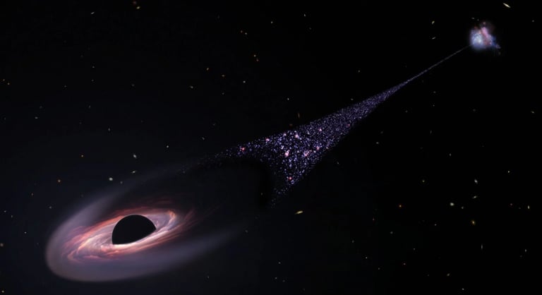 First Observational Proof of Supermassive Black Hole Ejection Captured by Space Telescopes