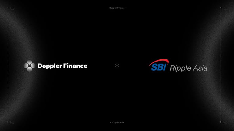 SBI Ripple Asia & Doppler Finance Partner to Explore XRP-Based Yield Infrastructure, Tokenization