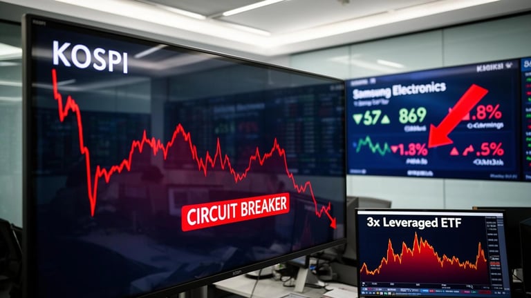 South Korea Faces Stock Market Volatility Amid Semiconductor Sector's Dominance and Leveraged ETF Surge