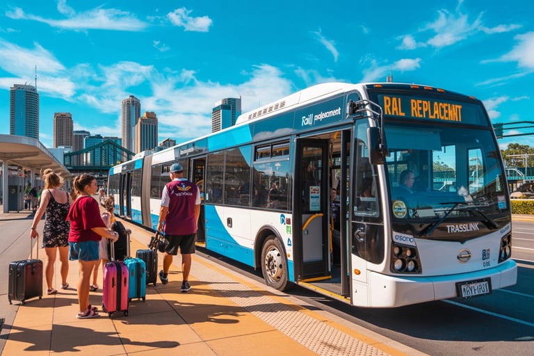 Major Rail Disruptions Hit Brisbane with April Track Closures, Replacement Buses During Easter