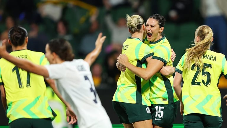 Matildas Triumph 3-0 Over Slovenia Despite Defensive Struggles Under New Coach Montemurro