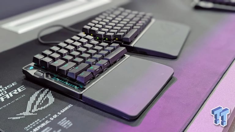 Asus Unveils ROG Falcata 75%: A Revolutionary Split Gaming Keyboard with Hall Effect Switches