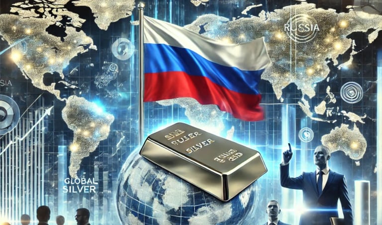 Russia's Bold Move: Adding Silver to Reserves to Shake Up Global Markets Ahead of BRICS Summit