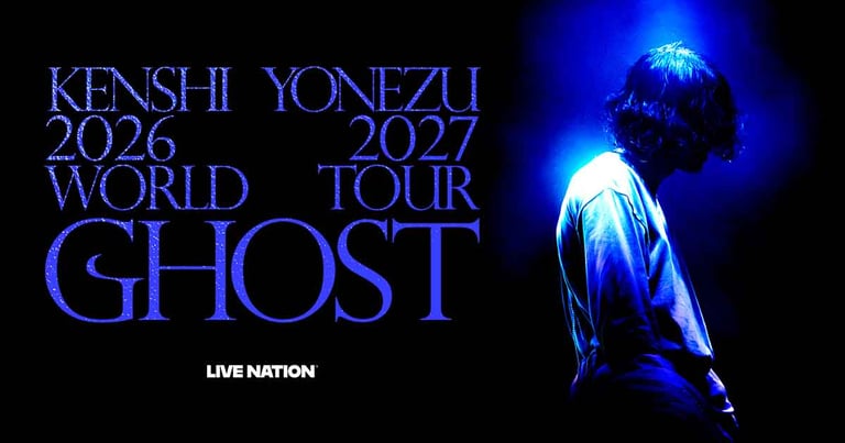 Kenshi Yonezu Expands 2026-2027 World Tour: New International Dates Announced