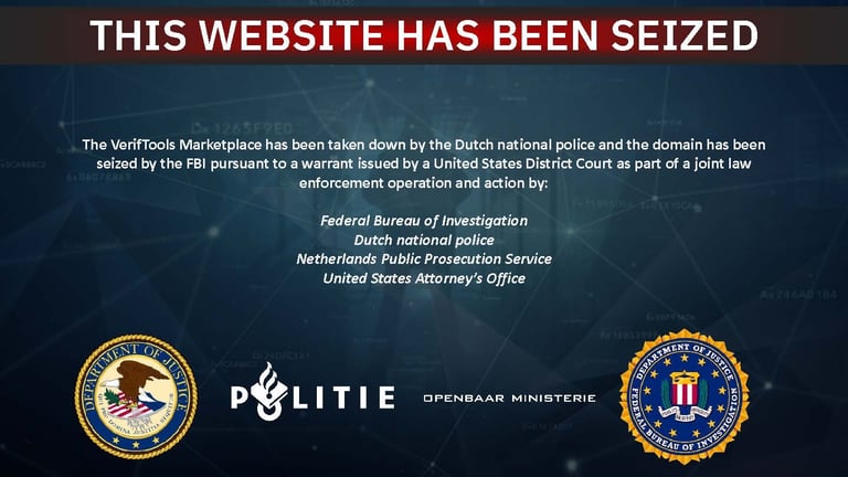 US-Dutch Operation Shuts Down VerifTools, Major Online Fake ID Marketplace