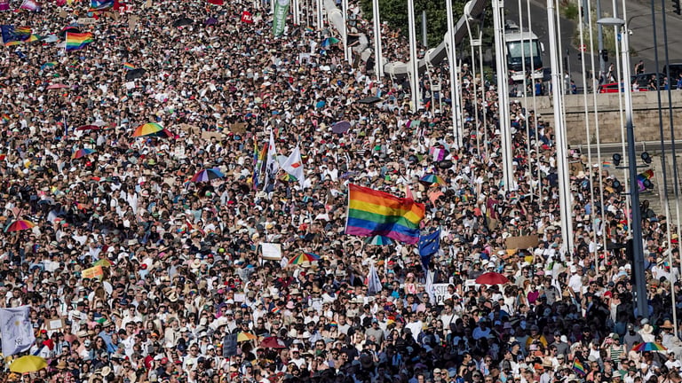 Budapest Pride Parade Defies Orbán's Ban, Draws Global Attention and EU Criticism
