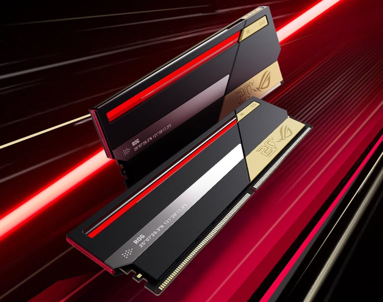 Asus Unveils Luxurious ROG 20th Anniversary DDR5 Memory Kit, Challenges Corsair and G.Skill