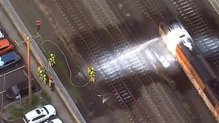 Freight Train Fire Halts Major Sydney Rail Lines, Replacement Buses Delayed