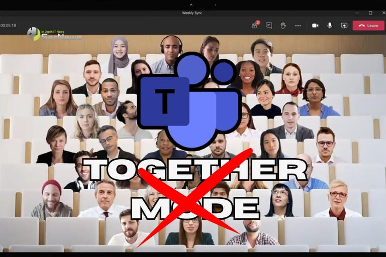 Microsoft to Retire Teams' Together Mode by 2026, Focus Shifts to Enhanced Gallery View