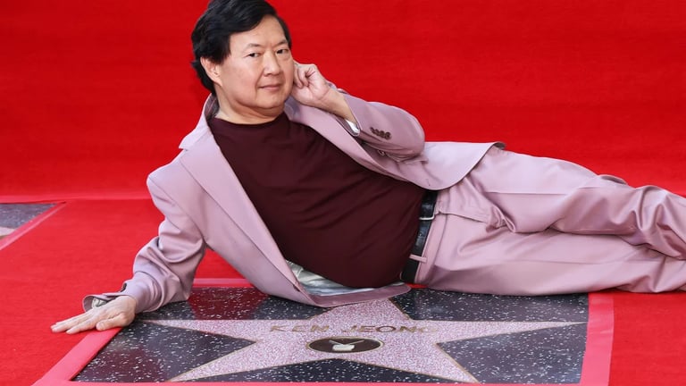 Ken Jeong Honored with Walk of Fame Star, Celebrates Journey from Medicine to Comedy Stardom