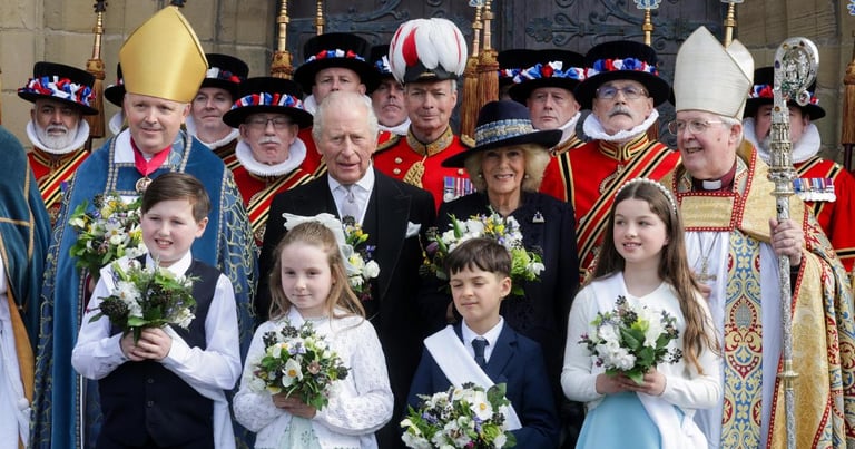 King and Queen Attend Historic Maundy Service in Wales, Distribute Maundy Money Amid Mixed Reactions