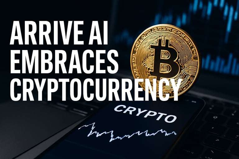 Arrive AI Embraces Bitcoin, Plans Arrive Coin Launch to Revolutionize Payments and Compensation