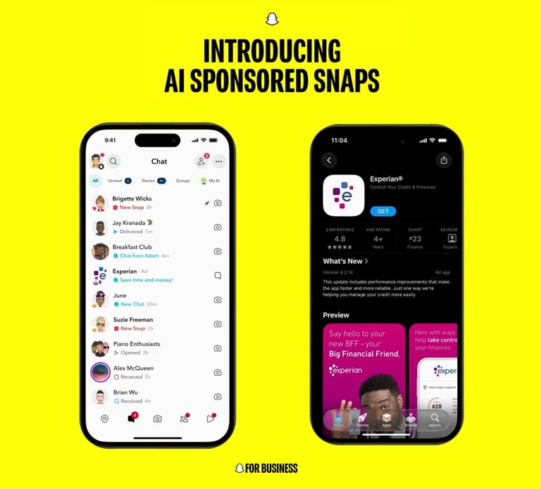 Snapchat Introduces AI-Powered Sponsored Snaps, Transforming Conversational Commerce