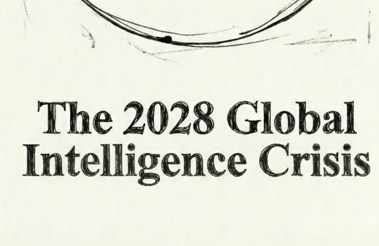 AI Disruption Sparks Economic Downturn: White-Collar Job Losses, Deflation, and Financial System Strain by 2028