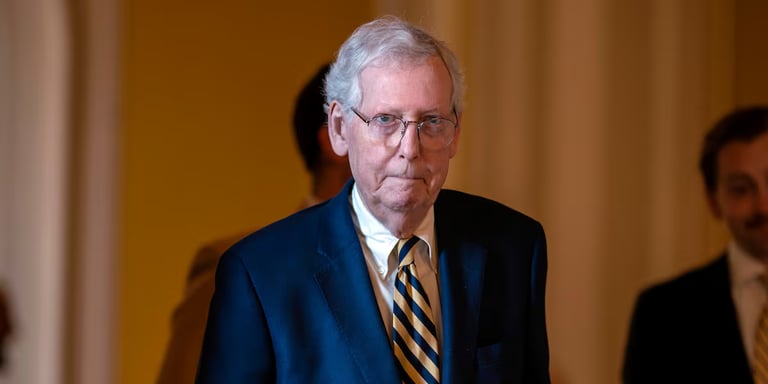 Mitch McConnell's Hospitalization Sparks Speculation on Senate Leadership and Health Transparency